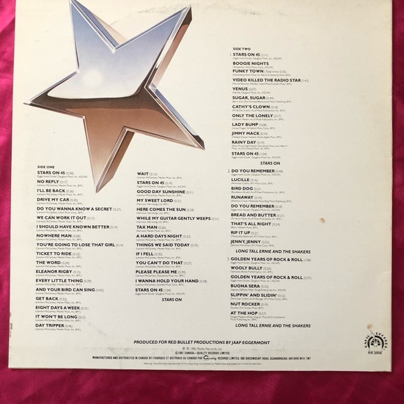 Stars on Long Play - Picture 2 of 4